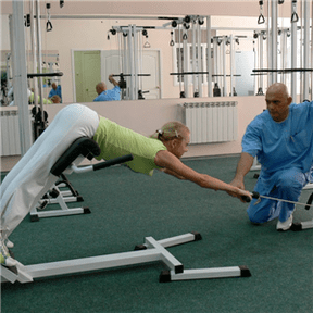 Leistung von Spezialgymnastik zur Behandlung von Osteochondrose